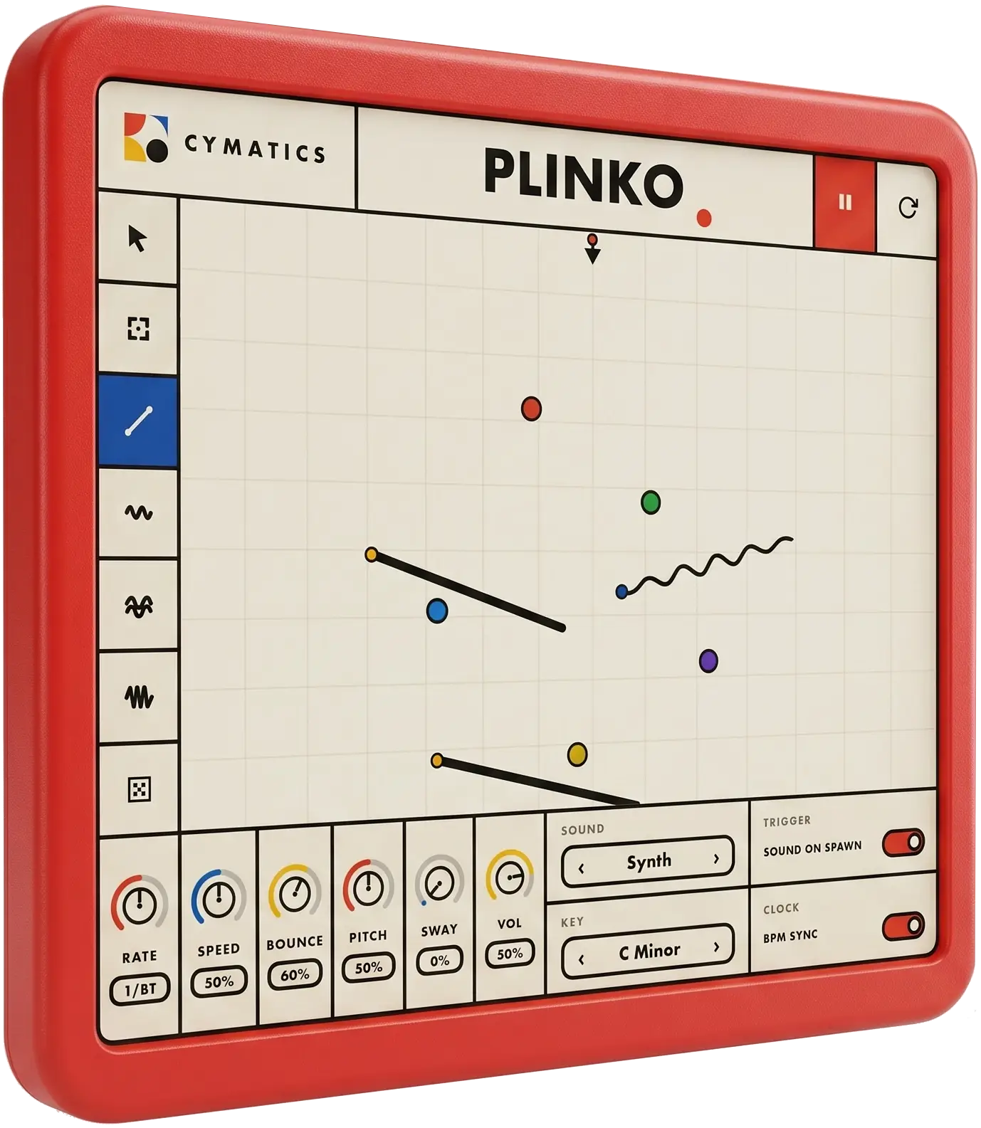 PLINKO - Physics to Music